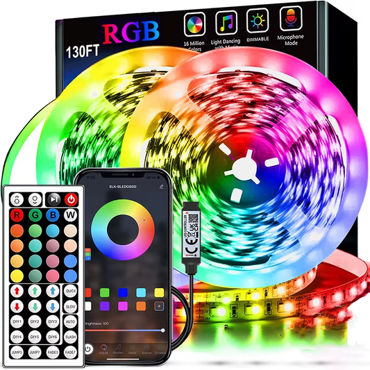 RGB LED Strip Lights 44 Keys APP Music Sync Remote USB 5V Flexible Tape Light