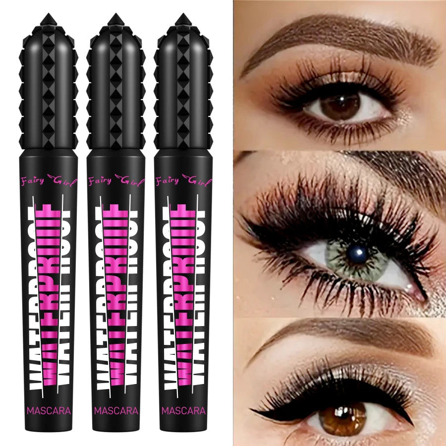 4D Black Waterproof Mascara Lengthening Eyelash Extension Korean Beauty Makeup