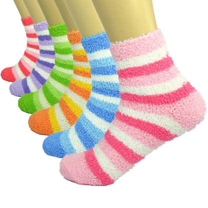 3-10 Pairs Men’s & Women’s Cozy Fuzzy Winter Socks – Soft, Warm Slipper One Size