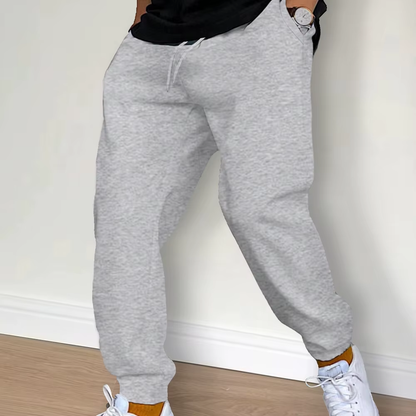 Men’s Fleece Sweatpants Jogger Running Gym Sports Casual Long Pants S-3XL