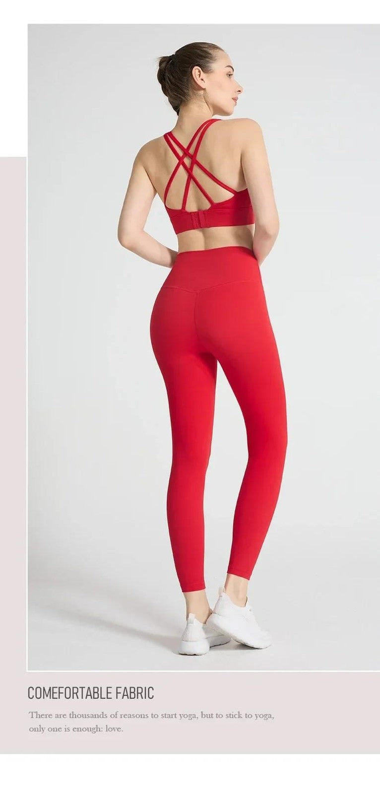 2 Piece Yoga Clothes Women’s Tracksuit Athletic Pilates Fitness Gym Wear Set