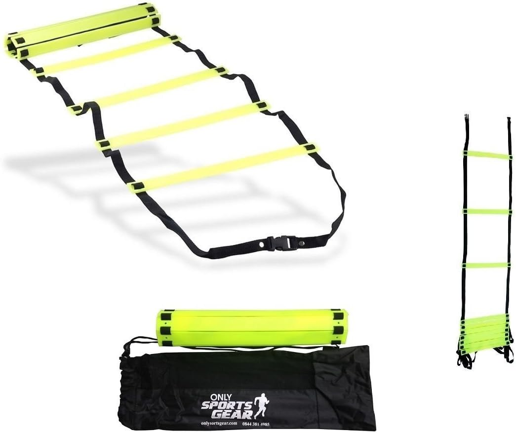 10 Rung Speed Agility Ladder Soccer Football Fitness Feet Training 4 Meter *USA