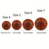 Official Rubber Basketball – Brown Size 4/5/6/7 Durable Sports Ball
