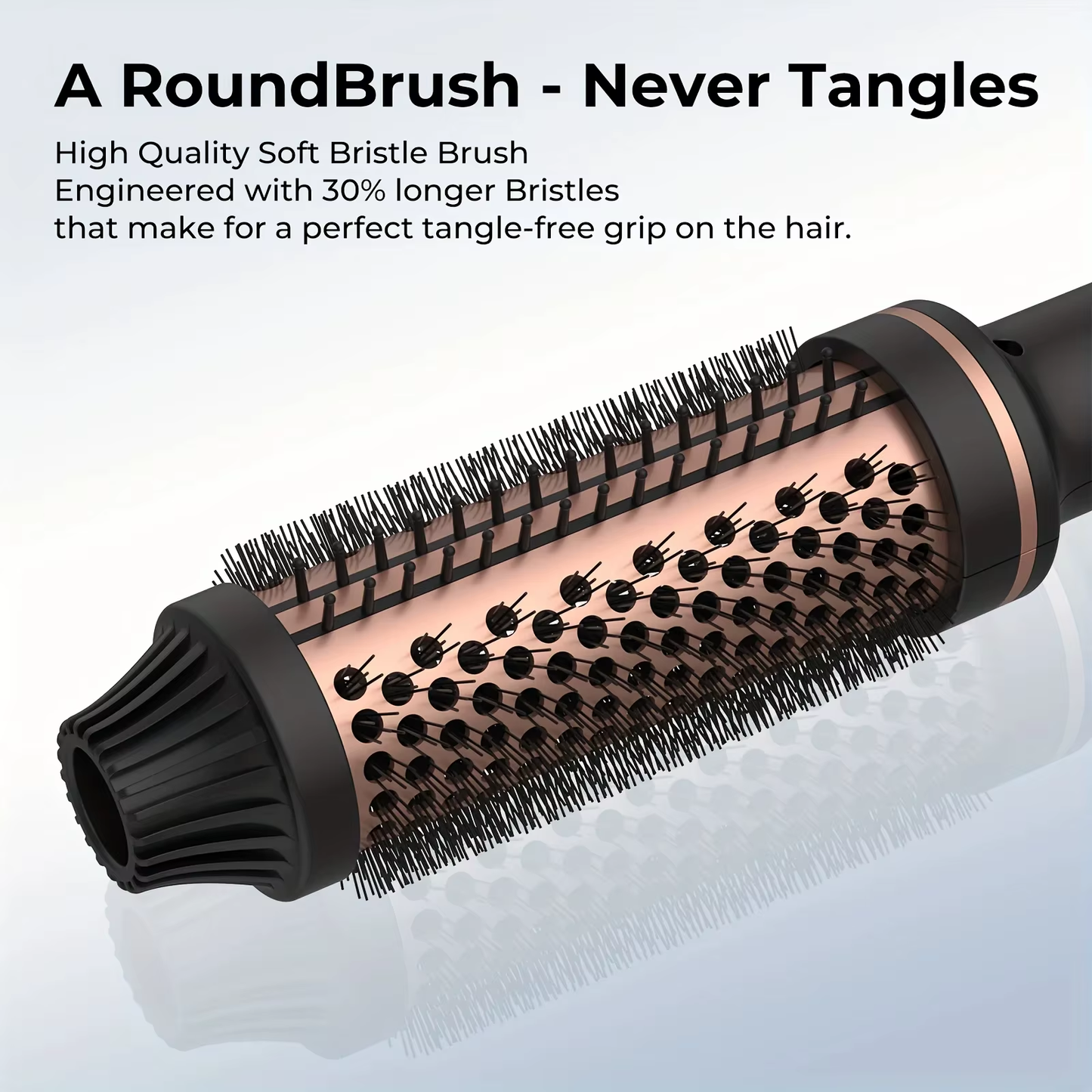 Hair Curler Straightener Hot Comb Heated Brush Anti-Scald Christmas Gift