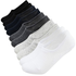 Men’s No-Show Invisible Socks – 3–12 Pairs, Low Cut Cotton, Nonslip Socks, White