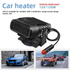 12V/24V Portable Car Heater & Cooling Fan Defroster Fast Windshield Demister