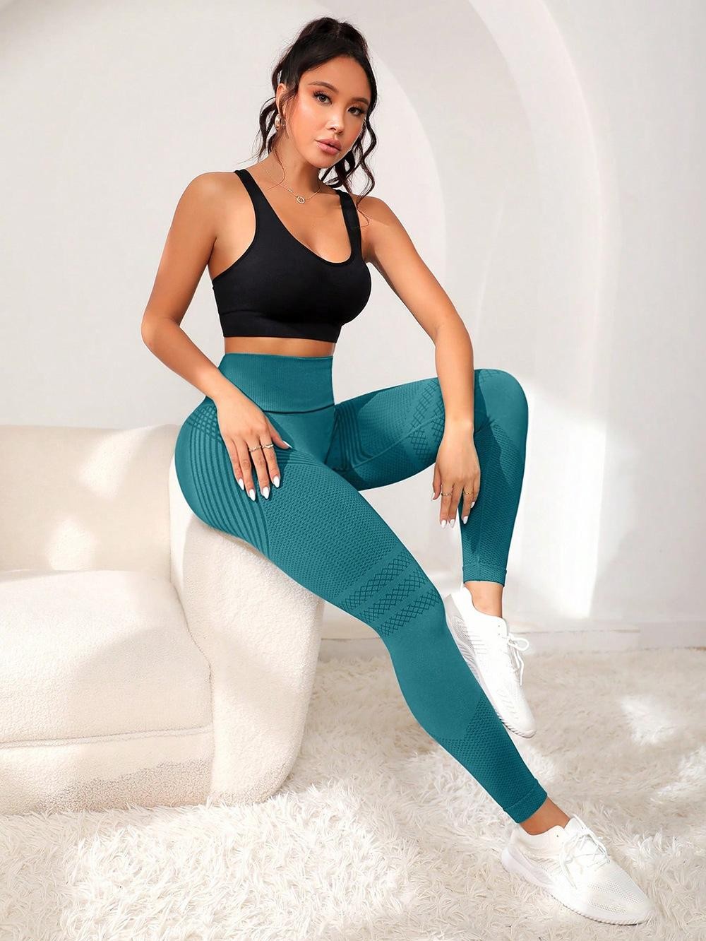 Women’s High Waisted Sports Pants Butt Lift Yoga Running Fitness Tight Leggings