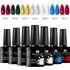 7Pcs UV Gel Nail Polish Set Soak Off Long Lasting DIY Manicure Painting Kit Pack