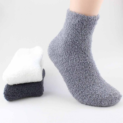 3-10 Pairs Men’s & Women’s Cozy Fuzzy Winter Socks – Soft, Warm Slipper One Size