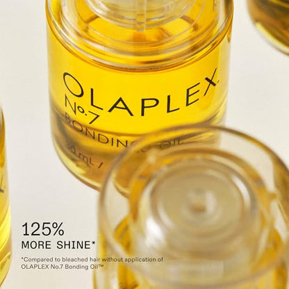 Olaplex Nº.7 Bonding Oil, Concentrated High-Shine Hair Oil | Heat Protectant, Smooths & Softens, Boosts Color Vibrancy, Controls Frizz Up to 72 Hours | For Coily, Curly, Wavy & Straight Hair, 30 mL