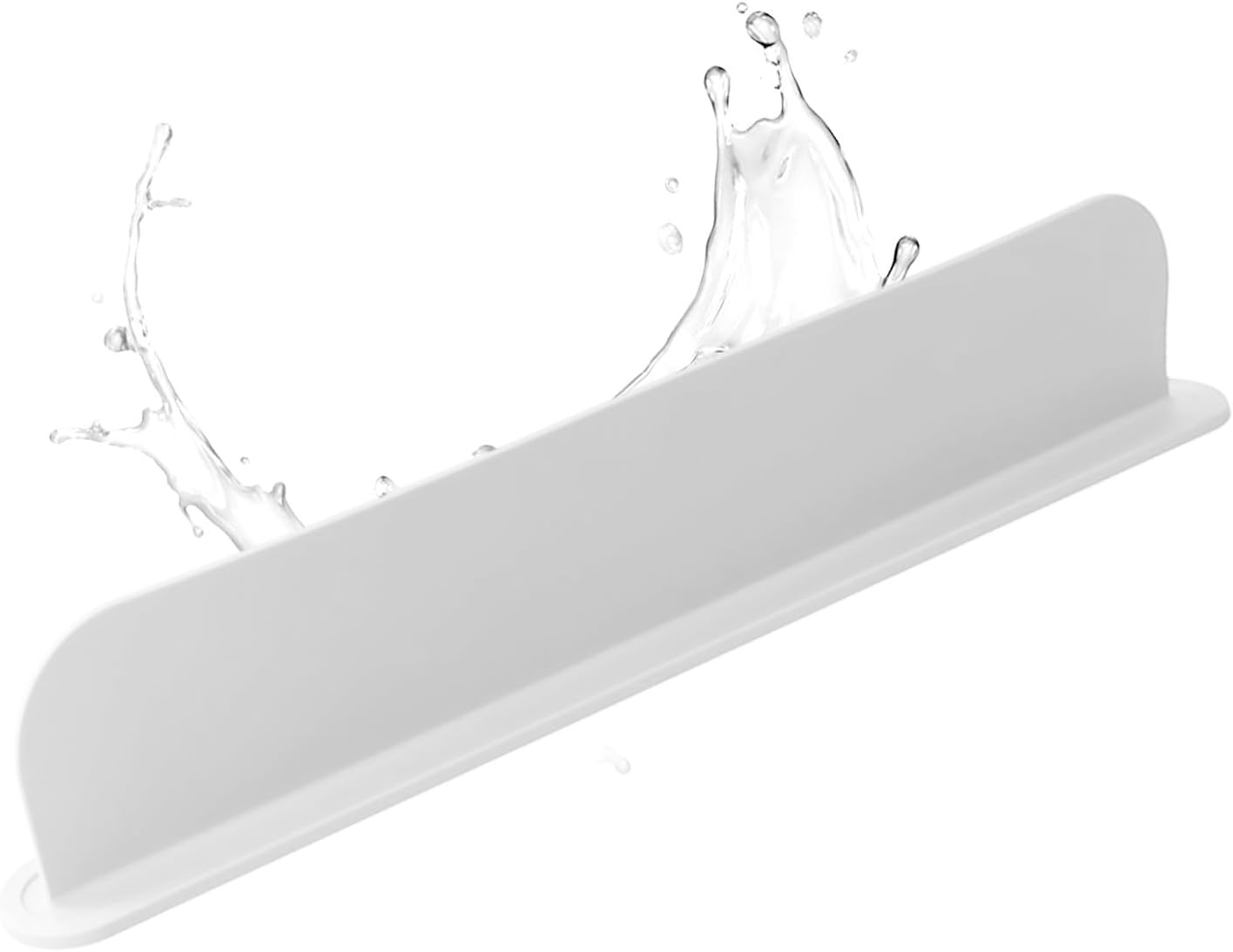 Kitchen Sink Splash Guard Silicone Sink Water Splash Guard Splatter Baffle Board With Sponge Holder For Home Countertop Protector(mint green)