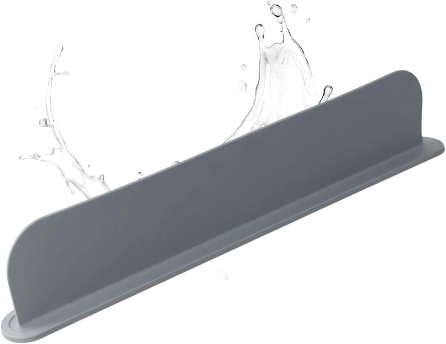 Kitchen Sink Splash Guard Silicone Sink Water Splash Guard Splatter Baffle Board With Sponge Holder For Home Countertop Protector(mint green)