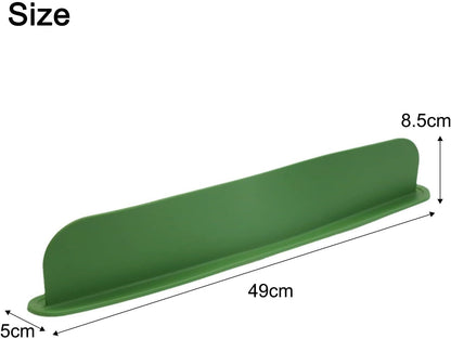 Kitchen Sink Splash Guard Silicone Sink Water Splash Guard Splatter Baffle Board With Sponge Holder For Home Countertop Protector(mint green)