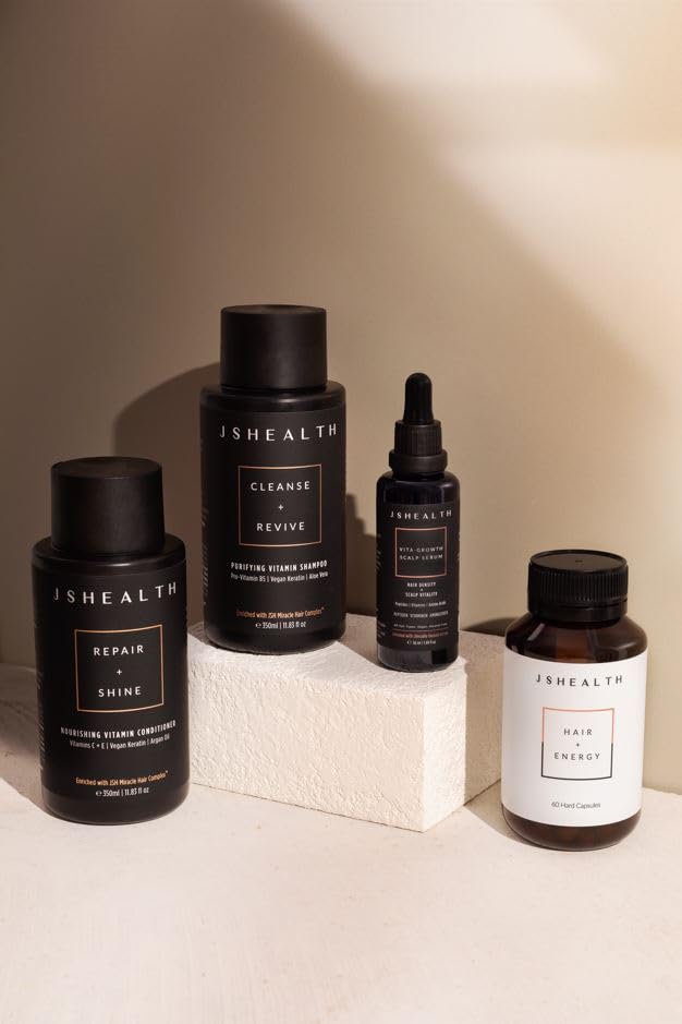 JSHealth Vitamins Vita-Growth Scalp Serum for Hair Density & Scalp Vitality - Hair Serum for Women with Peptides, Vitamins & Amino Acids