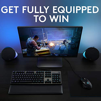 Logitech G502 HERO High Performance Wired Gaming Mouse, HERO 25K Sensor, 25,600 DPI, RGB, Adjustable Weights, 11 Programmable Buttons, On-Board Memory, PC/Mac - Black