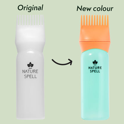 Nature Spell Hair Growth Duo with Rosemary & Batana Oils, Pre-Diluted Oil Set to Stimulate Growth & Strengthen Dry Strands, with Applicator & Pump, For All Hair Types, Vegan