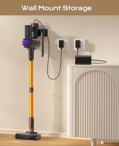 VACTechPro Cordless Vacuum Cleaner, 35KPA 6-in-1 Stick Vacuum, Up to 45Mins Runtime Lightweight Vacuums with Detachable Battery, for Hardwood Floor Carpet Car Pet Hair