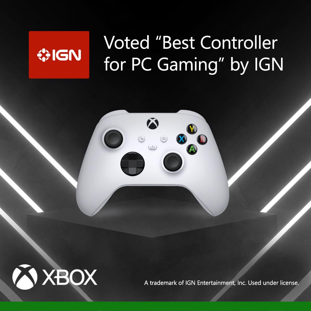 Xbox Wireless Controller – Carbon Black Series X|S, One, and Windows Devices