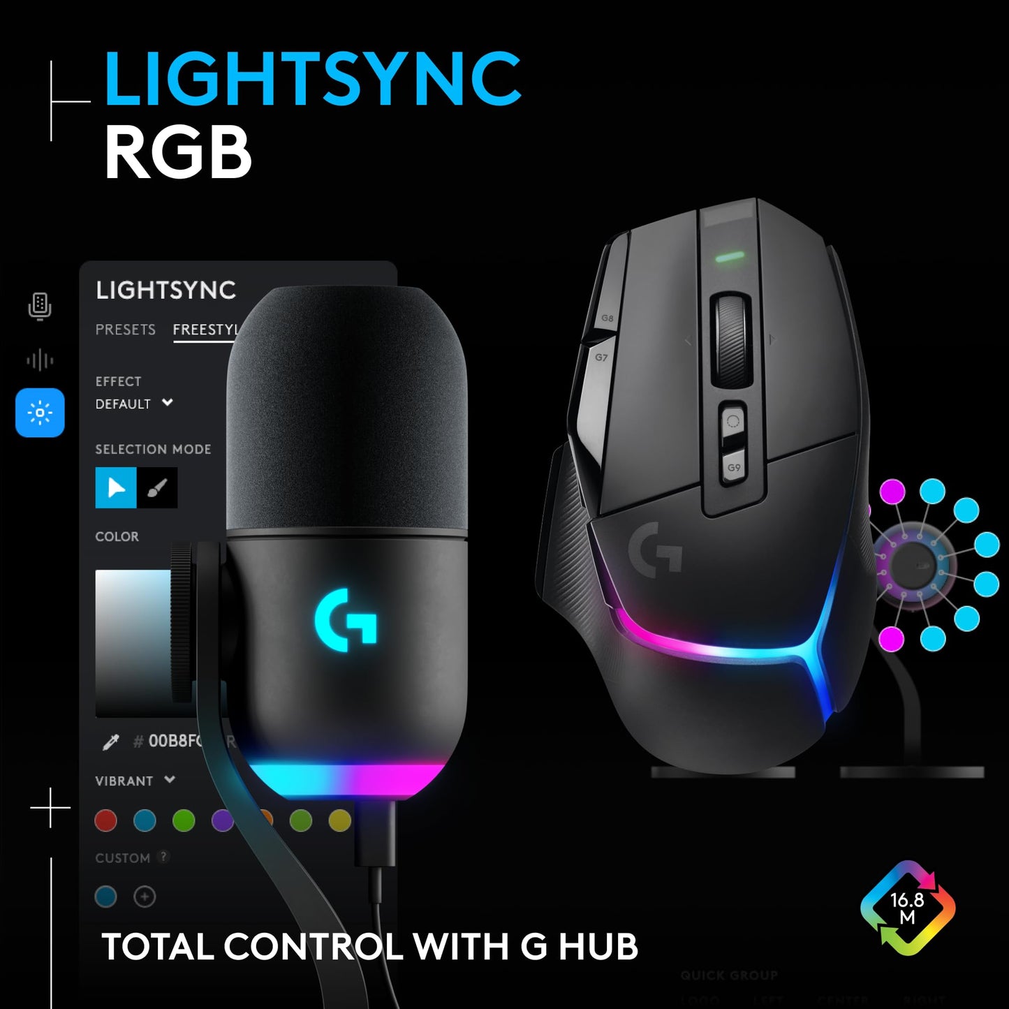 Logitech G502 HERO High Performance Wired Gaming Mouse, HERO 25K Sensor, 25,600 DPI, RGB, Adjustable Weights, 11 Programmable Buttons, On-Board Memory, PC/Mac - Black