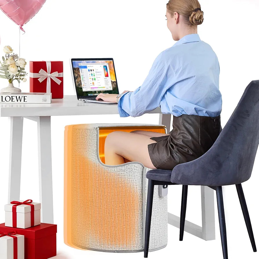 Under Desk Heater & Space Heater for Indoor Use,Leg Foot Feet Warmer For Office Home Quiet, Small Portable Personal Office Heater Accessories,Essentials Supplies For Women Men Gifts Medium