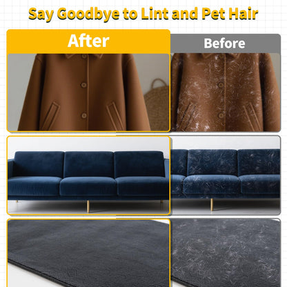 Pet Hair Removal Glove for Dogs & Cats, Newly Upgraded Reusable Electrostatic Pet Hair Glove, Magic Brush Pet Hair Remover Tool for Clothing, Couch, Carpet, Car Seat