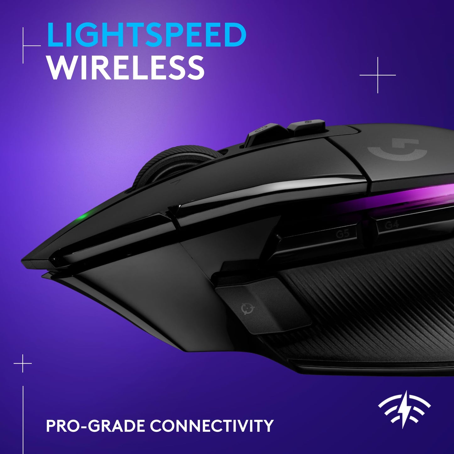 Logitech G502 HERO High Performance Wired Gaming Mouse, HERO 25K Sensor, 25,600 DPI, RGB, Adjustable Weights, 11 Programmable Buttons, On-Board Memory, PC/Mac - Black