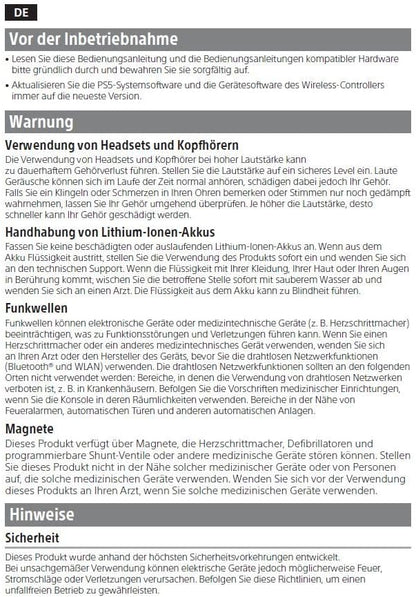 Sony PlayStation DualSense Wireless Controller Midnight Black for PlayStation 5