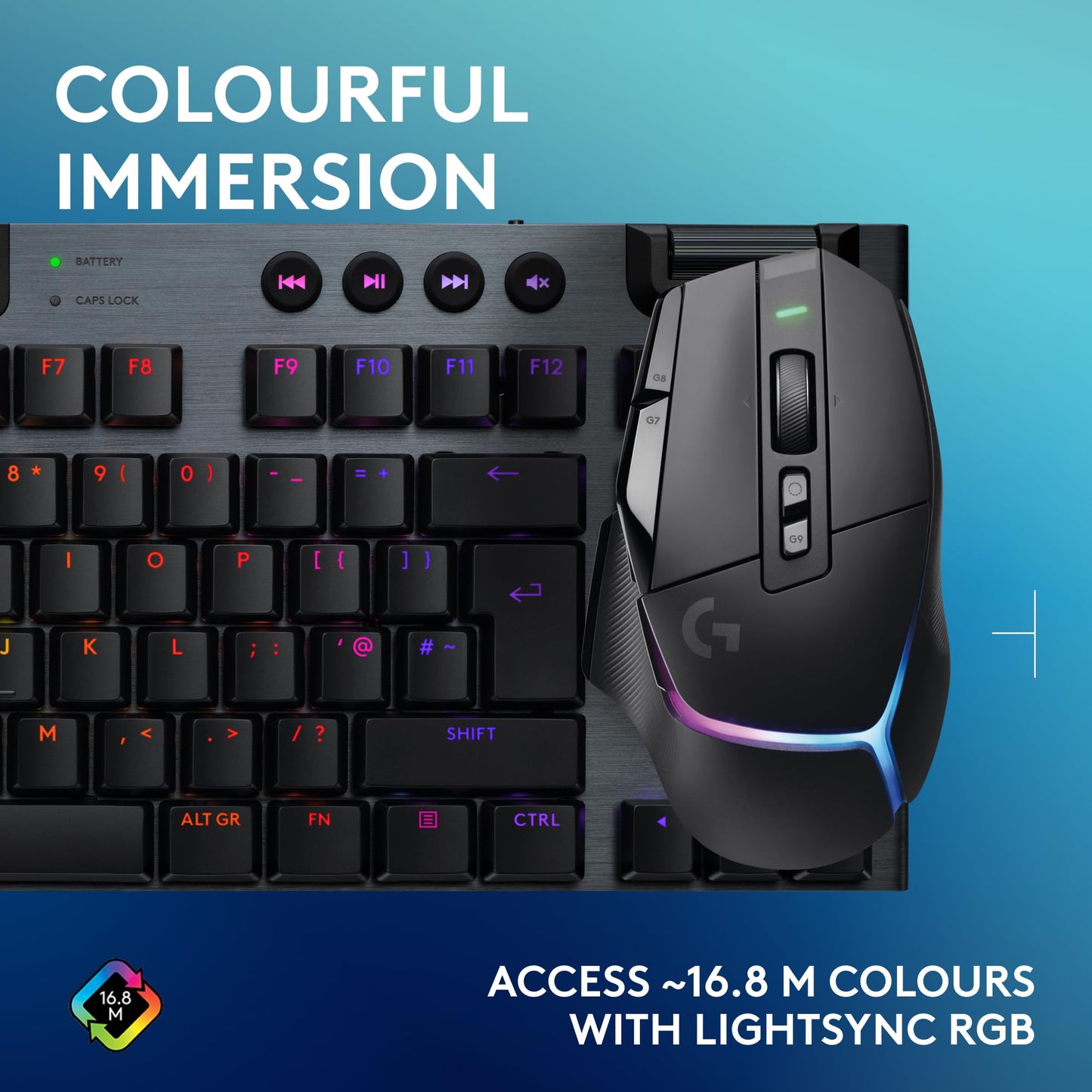 Logitech G502 HERO High Performance Wired Gaming Mouse, HERO 25K Sensor, 25,600 DPI, RGB, Adjustable Weights, 11 Programmable Buttons, On-Board Memory, PC/Mac - Black