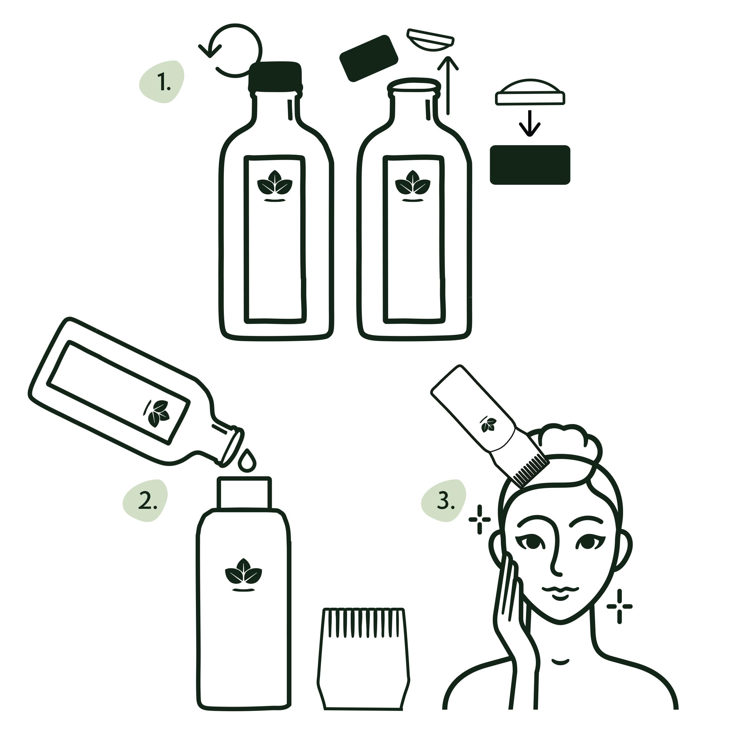 Nature Spell Hair Growth Duo with Rosemary & Batana Oils, Pre-Diluted Oil Set to Stimulate Growth & Strengthen Dry Strands, with Applicator & Pump, For All Hair Types, Vegan