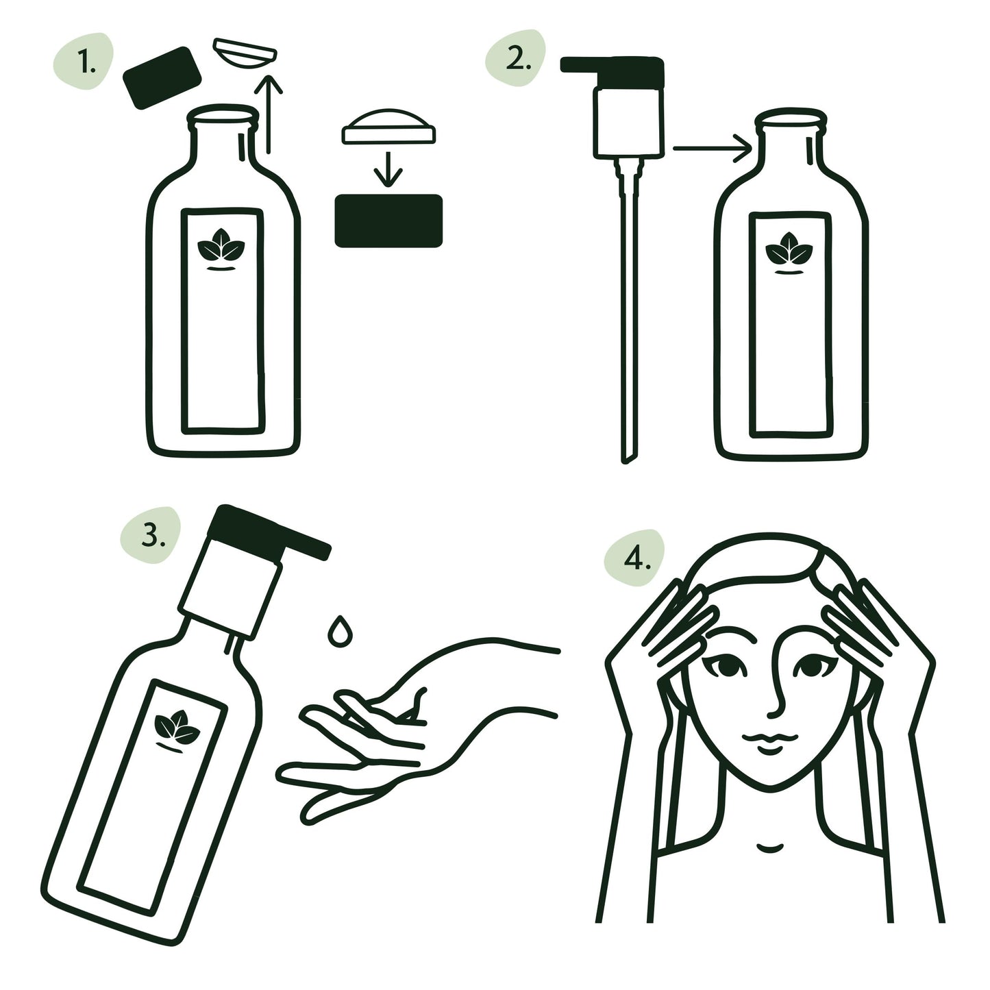 Nature Spell Hair Growth Duo with Rosemary & Batana Oils, Pre-Diluted Oil Set to Stimulate Growth & Strengthen Dry Strands, with Applicator & Pump, For All Hair Types, Vegan