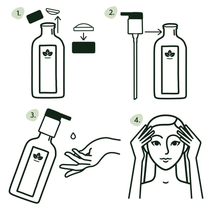 Nature Spell Hair Growth Duo with Rosemary & Batana Oils, Pre-Diluted Oil Set to Stimulate Growth & Strengthen Dry Strands, with Applicator & Pump, For All Hair Types, Vegan