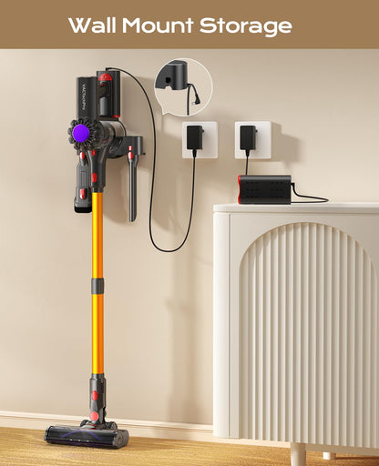 VACTechPro Cordless Vacuum Cleaner, 35KPA 6-in-1 Stick Vacuum, Up to 45Mins Runtime Lightweight Vacuums with Detachable Battery, for Hardwood Floor Carpet Car Pet Hair