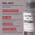 Dr.Melaxin Peel Shot Glow Black Rice Peeling Ampoule Soft Exfoliating Face And Body Scrub Dead Skin Cells Blackheads Remover For All Skin Types Korean Skin Care 80Ml