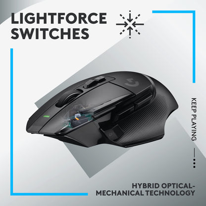 Logitech G502 HERO High Performance Wired Gaming Mouse, HERO 25K Sensor, 25,600 DPI, RGB, Adjustable Weights, 11 Programmable Buttons, On-Board Memory, PC/Mac - Black