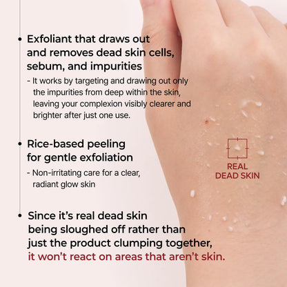 Dr.Melaxin Peel Shot Glow White Rice Peeling Ampoule Soft Exfoliating Face And Body Scrub Dead Skin Cells Remover For All Skin Types Korean Skin Care 80Ml