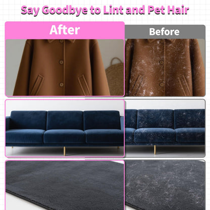 Pet Hair Removal Glove for Dogs & Cats, Newly Upgraded Reusable Electrostatic Pet Hair Glove, Magic Brush Pet Hair Remover Tool for Clothing, Couch, Carpet, Car Seat