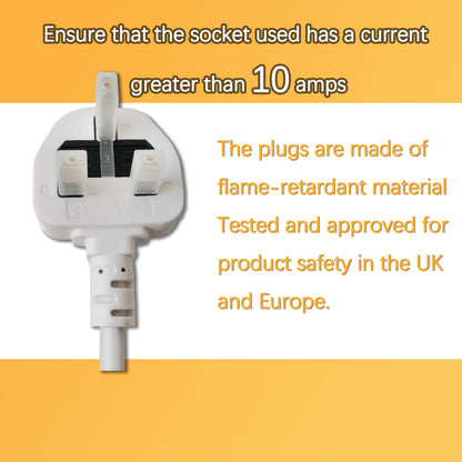 DONYER POWER Convector Radiator Heater 2000W Room Heating with Adjustable Thermostat