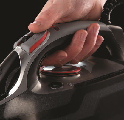 Russell Hobbs Steam Iron [3100W, 210 g/min extra steam boost, 70 g/min steam] Power Steam (350ml, ceramic soleplate, self-cleaning & spray water function, anti-limescale, drip stop) 20630