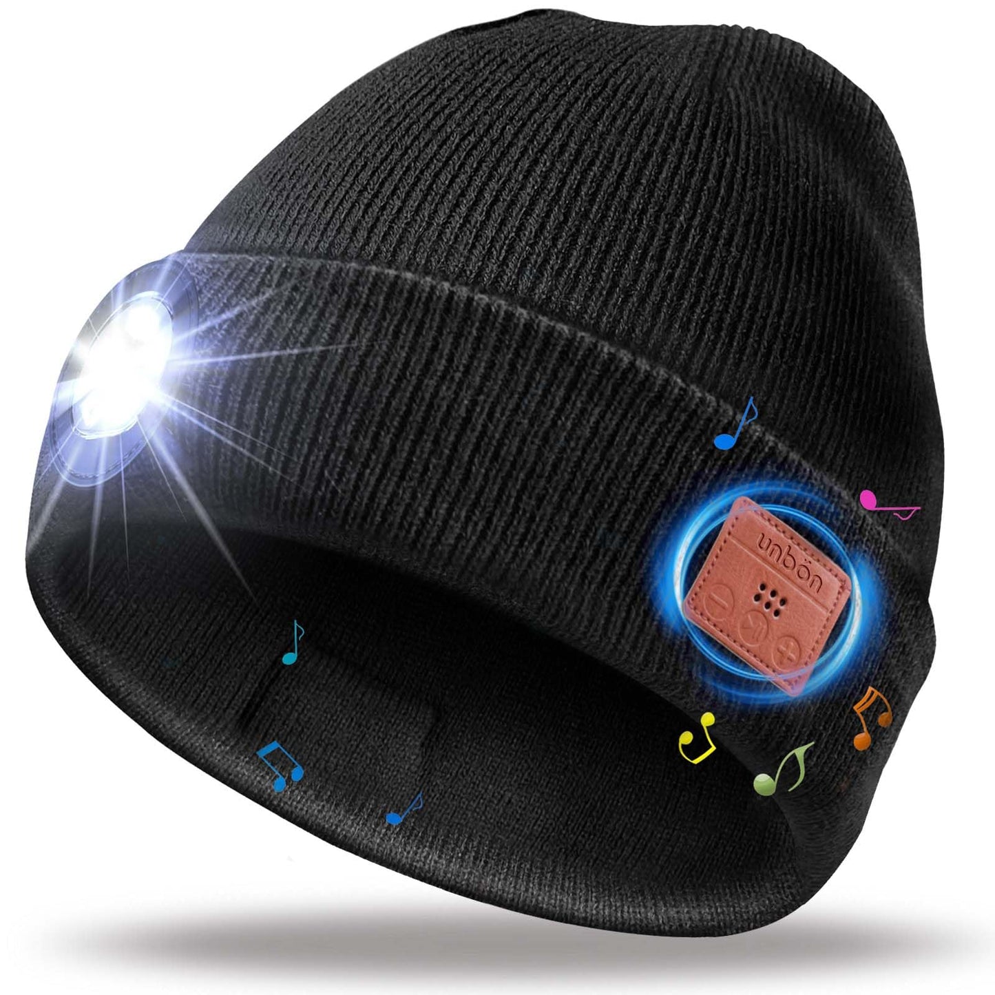 Valentines Day Gifts for Him, Valentine Gifts for Men, Mens Gift Cool Gadgets, LED Bluetooth Beanie with Light for Men