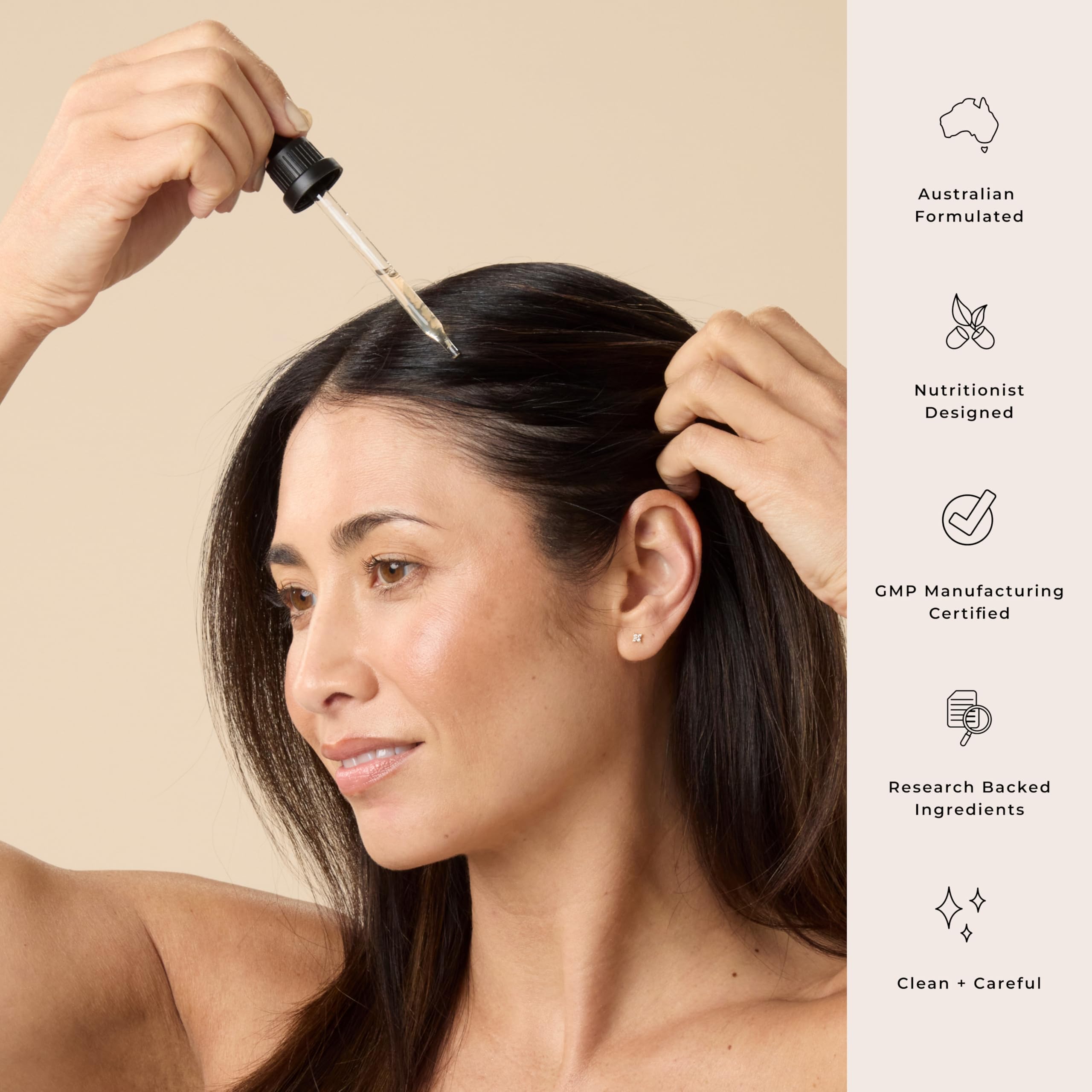 JSHealth Vitamins Vita-Growth Scalp Serum for Hair Density & Scalp Vitality - Hair Serum for Women with Peptides, Vitamins & Amino Acids