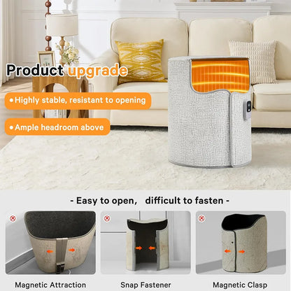 Under Desk Heater & Space Heater for Indoor Use,Leg Foot Feet Warmer For Office Home Quiet, Small Portable Personal Office Heater Accessories,Essentials Supplies For Women Men Gifts Medium