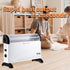 DONYER POWER Convector Radiator Heater 2000W Room Heating with Adjustable Thermostat