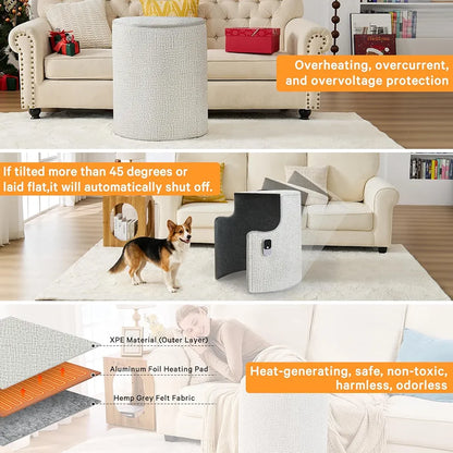 Under Desk Heater & Space Heater for Indoor Use,Leg Foot Feet Warmer For Office Home Quiet, Small Portable Personal Office Heater Accessories,Essentials Supplies For Women Men Gifts Medium