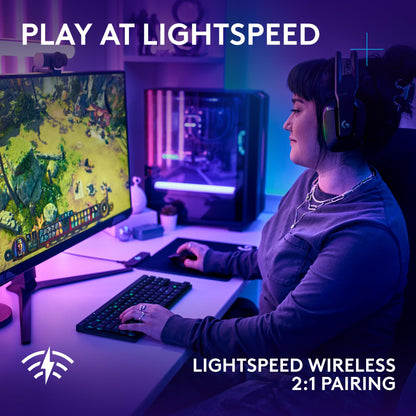 Logitech G502 HERO High Performance Wired Gaming Mouse, HERO 25K Sensor, 25,600 DPI, RGB, Adjustable Weights, 11 Programmable Buttons, On-Board Memory, PC/Mac - Black