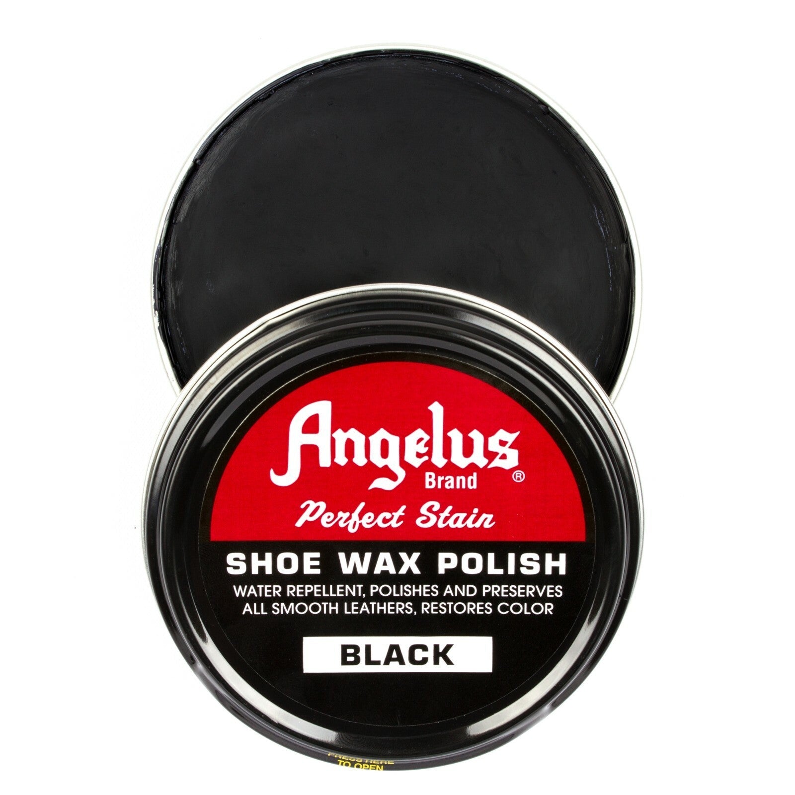 Angelus Shoe & Boot Polish Paste Wax 3oz | Leather Shine Protector Waterproof