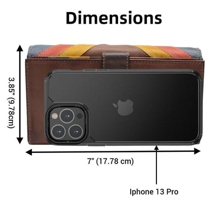 Women’s RFID Blocking Genuine Leather Wallet Large Capacity Card & Phone Holder