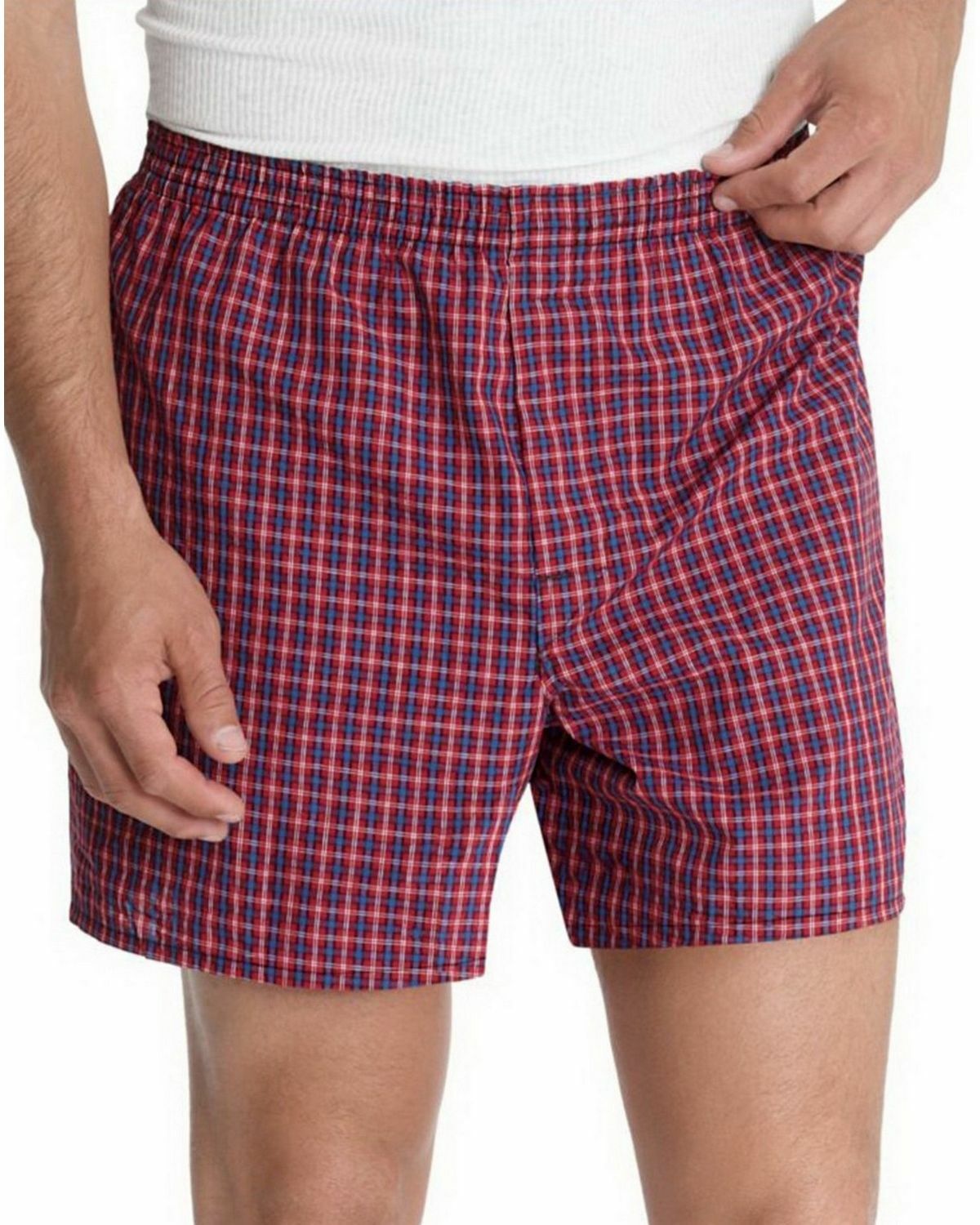 Men’s Boxer Briefs Cotton Underwear – 3 to 12 Pack Plaid Trunks, Sizes M–2XL